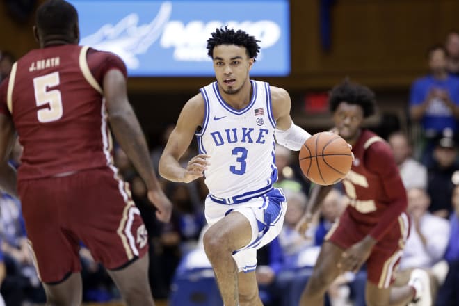 Tre Jones returned to action after missing two games with a sprained foot. 