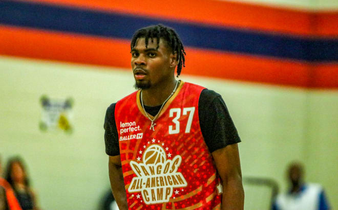 Arizona commit KJ Lewis was one of the standout players at the recent Pangos All-American Camp in Las Vegas.