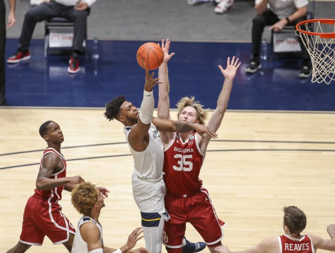 Derek Culver scored 29 points as West Virginia basketball fell to Oklahoma on Saturday.