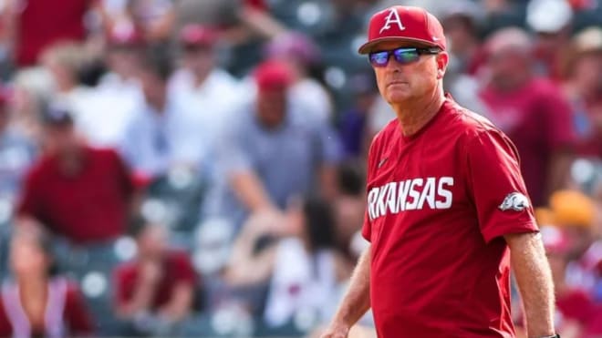 Arkansas head coach Dave Van Horn has work to do in the transfer portal.