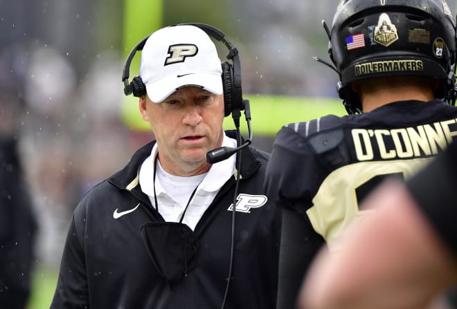 Purdue coach Jeff Brohm