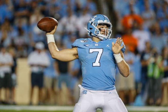 UNC quarterback Sam Howell