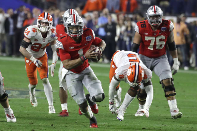 Fields and the Buckeyes meet Clemson once again on Friday.