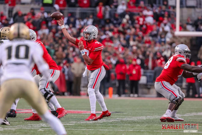 Why does Ohio State football's Garrett Wilson have one reception in two  games? 