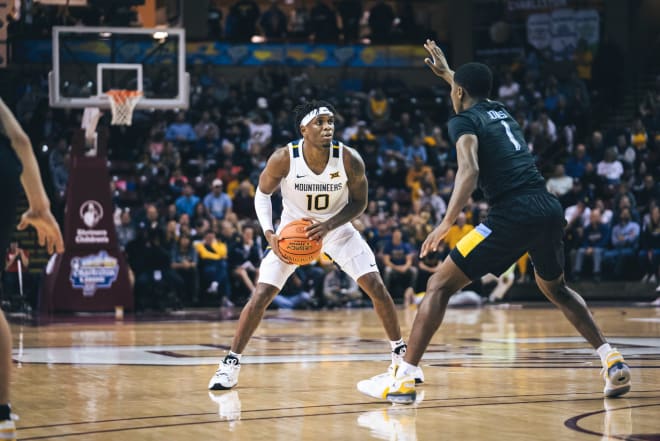 Reserve point guard Malik Curry scored six points for the Mountaineers on Friday.