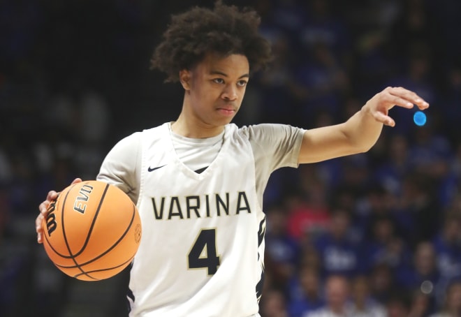 Senior point guard Kennard 'K.J.' Wyche Jr. hit for 30-plus points on six occasions for a Varina team that won its third state title during the 2022-23 campaign