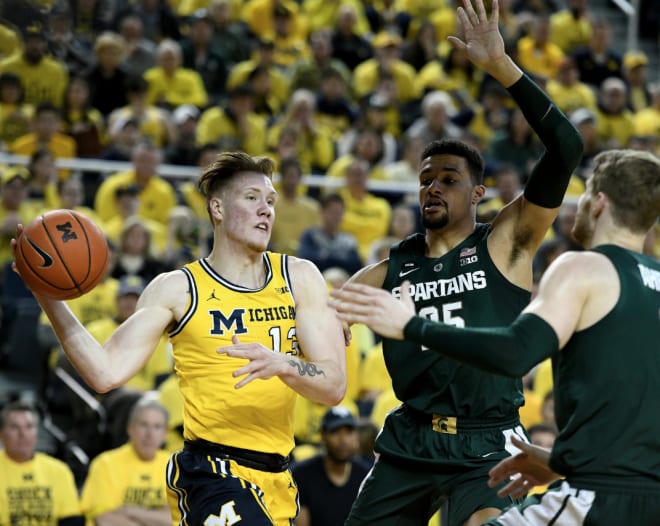 Michigan's next game is Thursday night at home against Nebraska.
