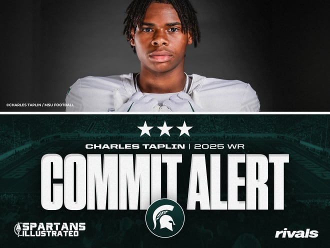 Class of 2025 three-star wide receiver Charles Taplin commits to Michigan State
