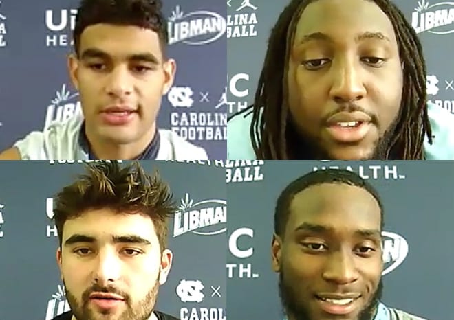 Four Tar Heels met with the media following Tuesday's practice, and here is what they had to say.