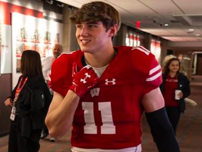 Three-star linebacker Aidan Vaughan announced his commitment to Wisconsin on Monday. 