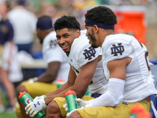 Notre Dame freshman cornerback Jayden Bellamy entered the NCAA transfer portal Monday.