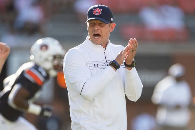 Penn State Nittany Lions football will face Auburn Tigers football head coach Brian Harsin