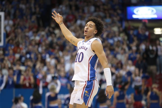 Kansas' Jalen Wilson is a returning starter from last season's national championship team. 