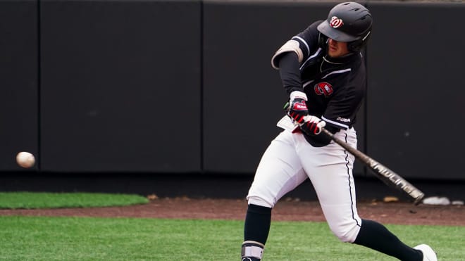 The Hilltoppers totaled just three runs in the last three games combined versus FIU. (Photo: @WKUBaseball Twitter)