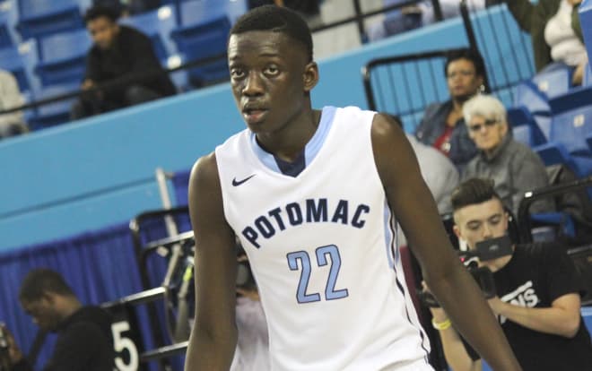 Mount St. Mary's signee Nana Opoku was a presence at both ends in the paint for Potomac