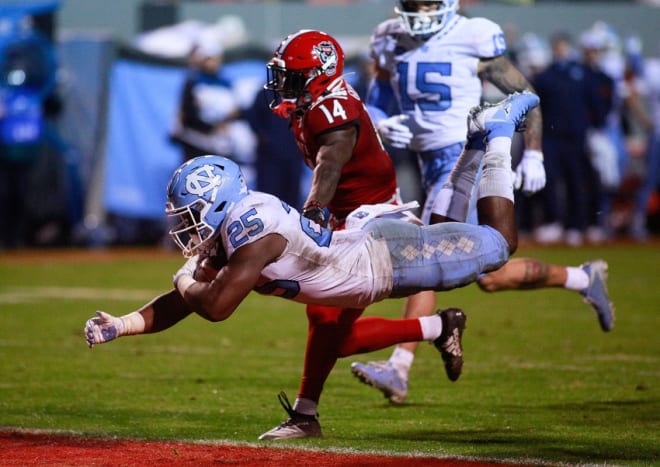 Javonte Williams and UNC embrace the rivalry with NC State, but that doesn't help its motivation coming off a loss.