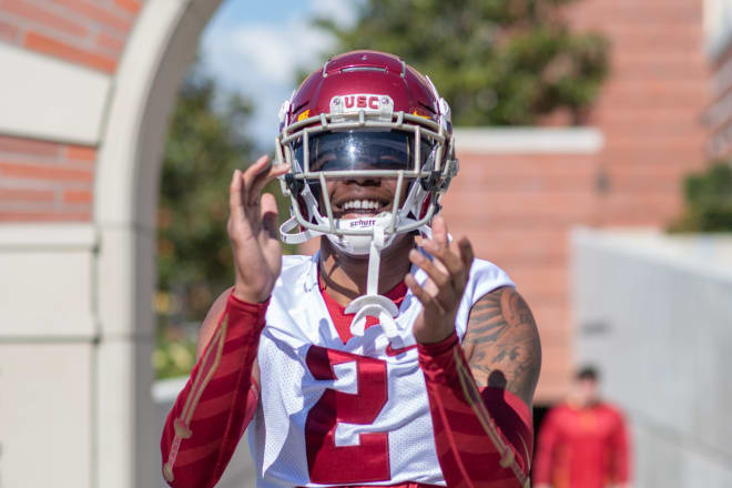 USC cornerback Olaijah Griffin and other local Trojans will be allowed to return to campus Wednesday to begin voluntary workouts on campus.