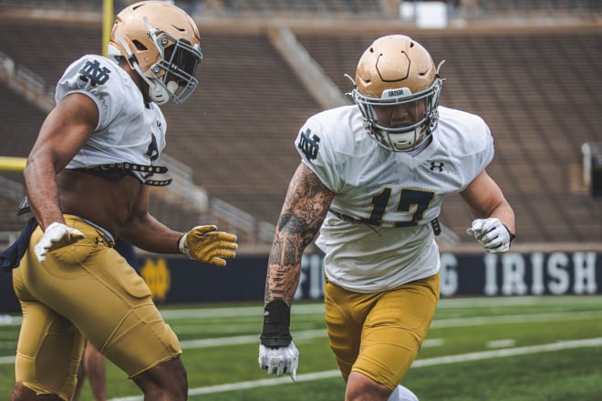 Notre Dame Fighting Irish football sophomore defensive end Jordan Botelho