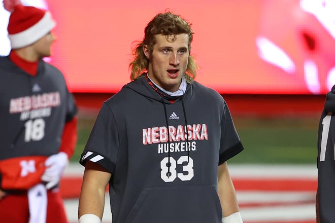 Nebraska tight end Travis Vokolek