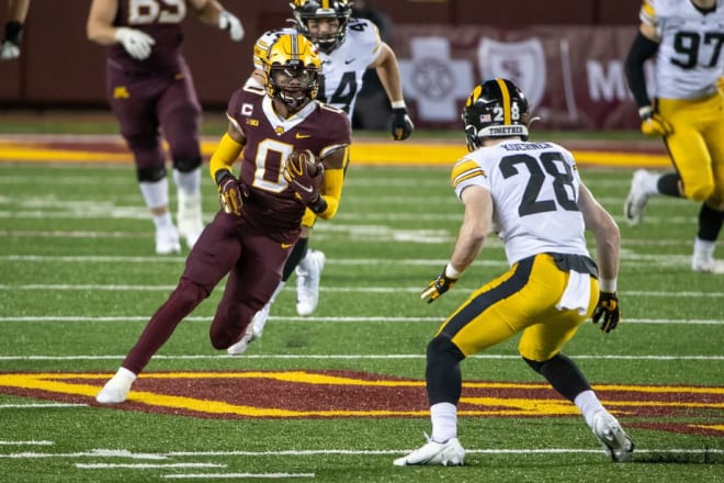 Bateman is the first Minnesota wide receiver to be drafted in the first round in program history (Photo: Jesse Johnson - USA Today)