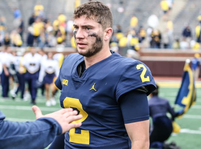 Junior quarterback Shea Patterson has thrown for 352 yards with three touchdowns and one pick through his first two games.