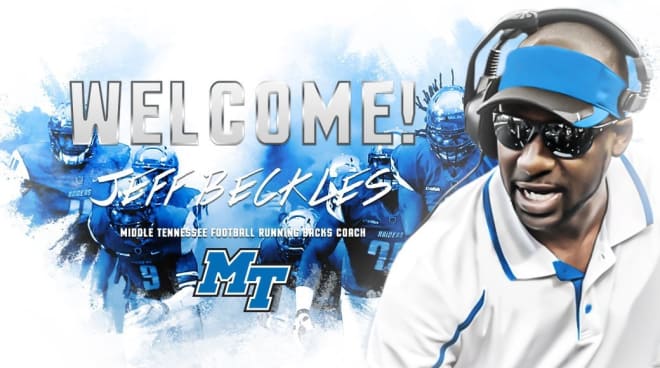 New Middle Tennessee RB's coach Jeff Beckles