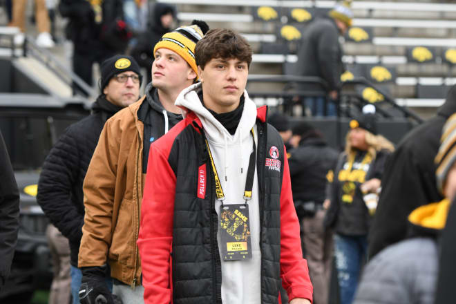 Wide receiver Luke Pollack is headed to Iowa as a preferred walk-on.