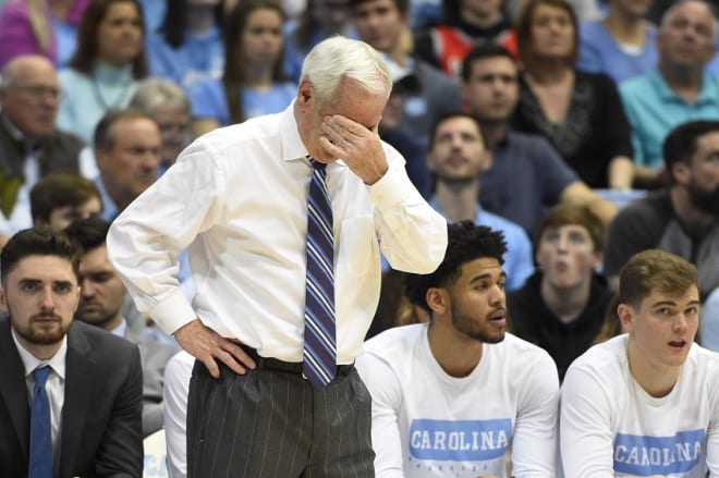 The Heels' struggles have been apparent in WIlliams' mannerisms at times.