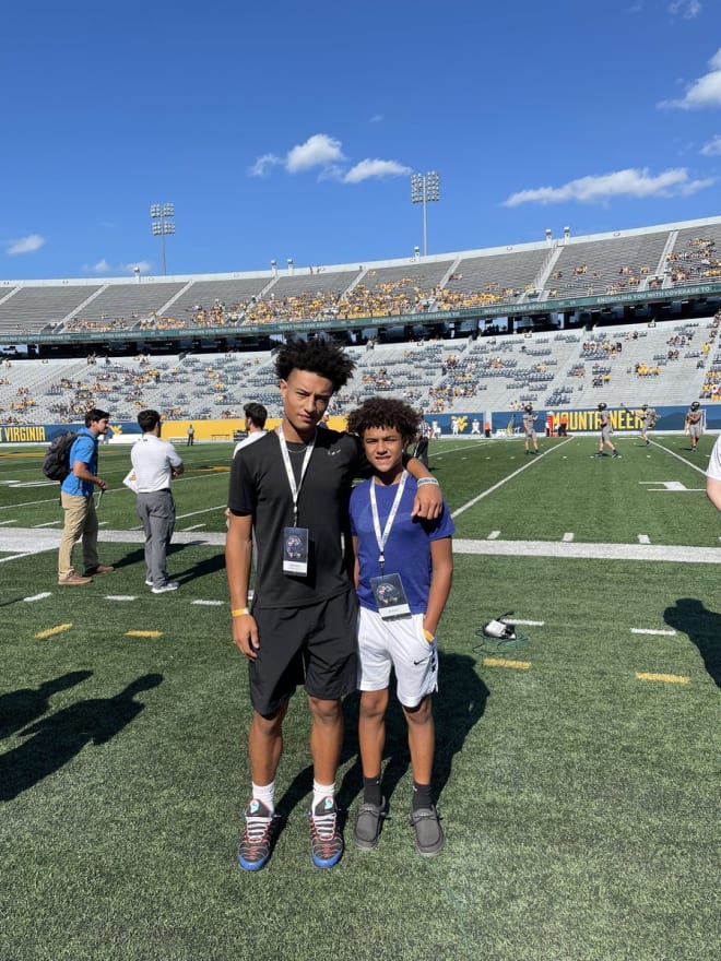 Jones was impressed with his unofficial visit to check out the West Virginia Mountaineers football program.