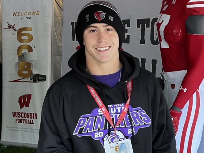 Junior athlete Briggs Bartosh visited Wisconsin on Saturday. 
