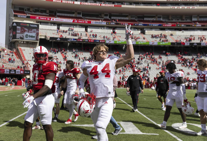 The Nebraska defense (White squad) won Saturday's spring game 43-39. 