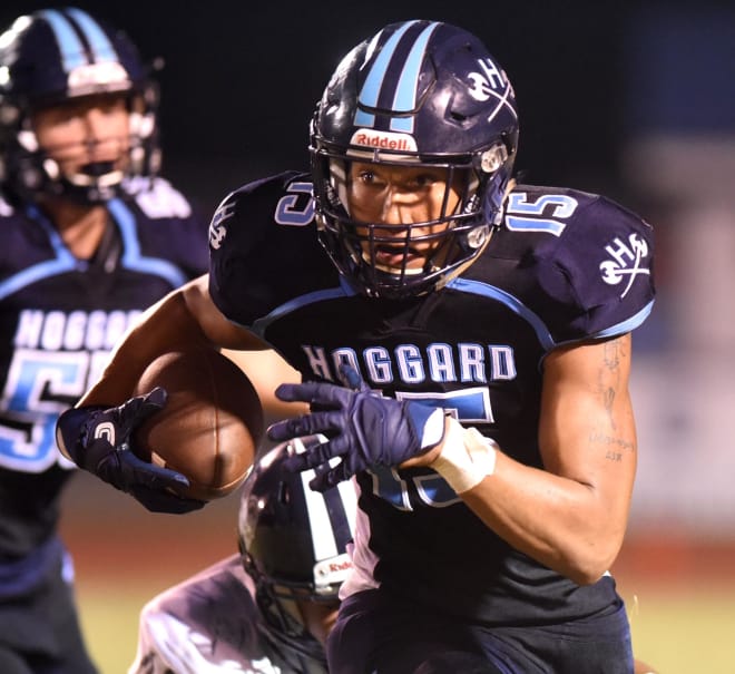 Wilmington (N.C.) Hoggard TE Chris Toudle (No. 15) has several upcoming visits planned. 