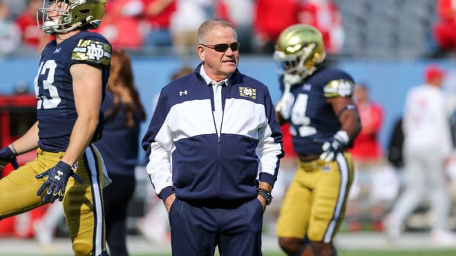 Former Notre Dame Fighting Irish football head coach Brian Kelly