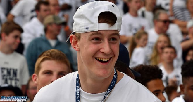 After committing to Penn St. in November 2016, Kuntz attended every Penn State home game this past season.