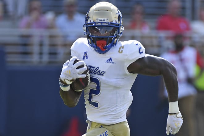 Keylon Stokes is now Tulsa's all-time leader in receiving yards.