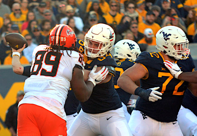 The West Virginia Mountaineers football program will close the season at Oklahoma State.