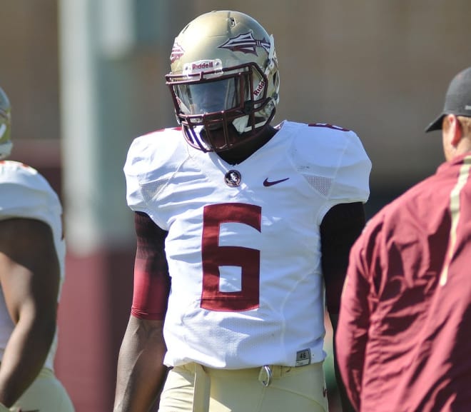 Matthew Thomas is one of two inside linebackers who has missed preseason camp this week for Florida State.