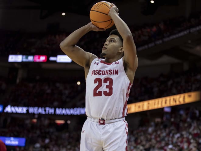 Freshman Chucky Hepburn leads Wisconsin in three-point percentage at 35.5 percent.