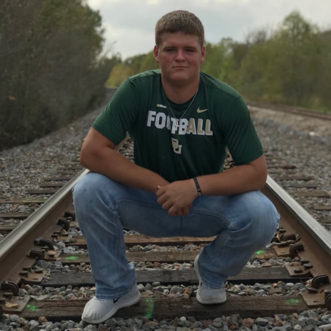 Baylor 2018 OL commit Casey Phillips has played tight end this year at Franklin.