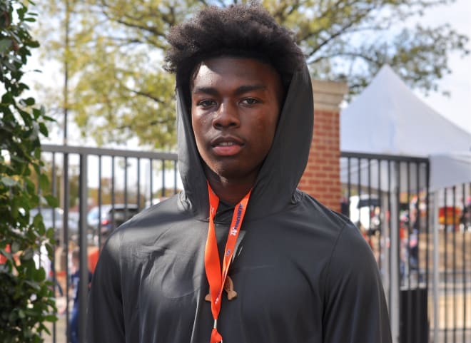Five-star receiver and Clemson target Justyn Ross of Phenix City, Ala.