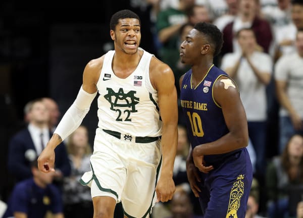 Notre Dame was unable to recover from a a quick double-digit deficit in the first half falling 81-63 to No. 3 Michigan State in East Lansing.