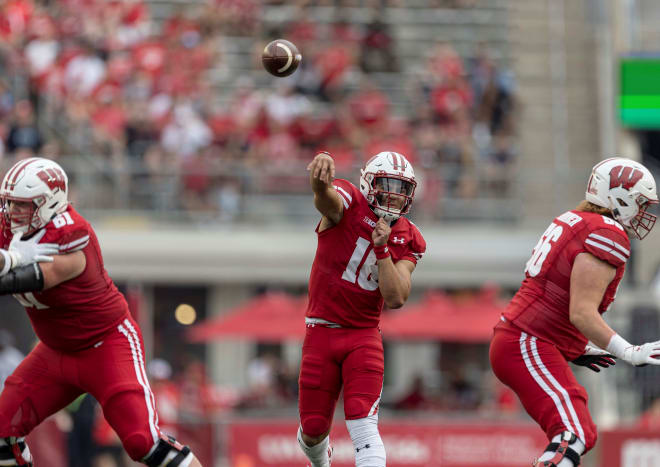 Freshman quarterback Myles Burkett. 