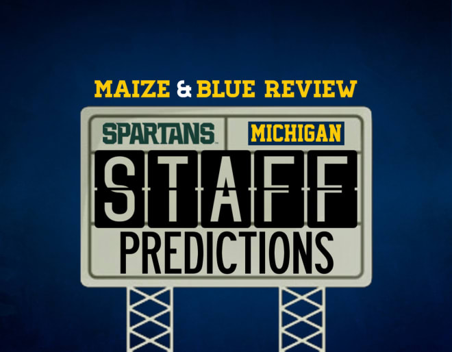 Staff Predictions Michigan vs Michigan State Rivals Football