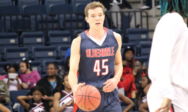 Austin Katstra led Albemarle to its first State Tournament win in program history