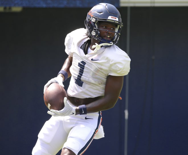 Suderian Harrison is one of several first-years turning heads thus far during camp.