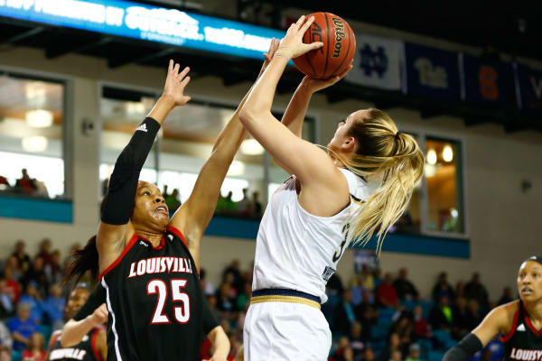 Marina Mabrey tallied 26 points in Saturday's 84-73 win versus Louisville in the ACC Tournament semifinals.