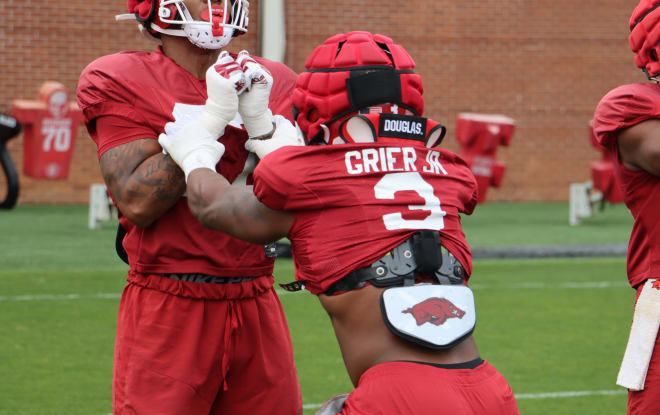 Arkansas linebacker transfer Antonio Grier.