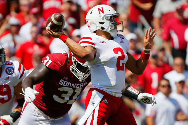 After giving up five sacks to Oklahoma, can Nebraska's offensive line protect Adrian Martinez better?