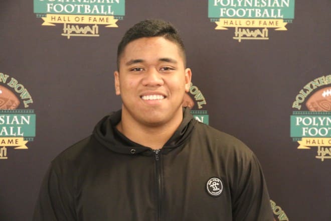 Tagovailoa-Amosa, a three-star recruit, took part in the first annual Polynesian Bowl Jan. 21.