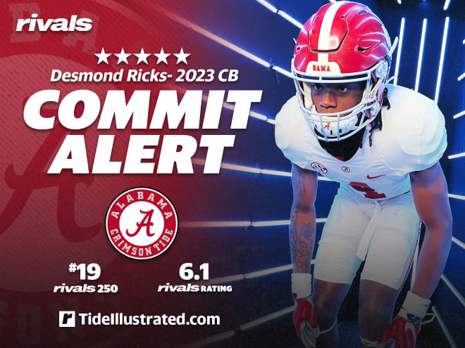 Florida five-star CB Desmond Ricks signs with Alabama 